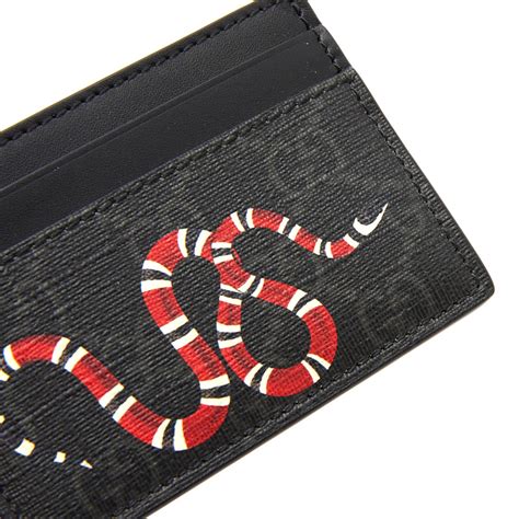 gucci snake credit card holder.